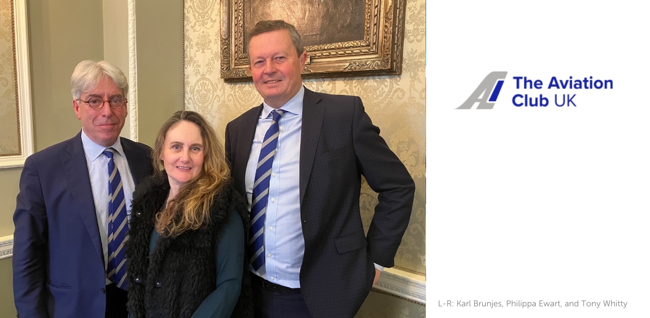 AJW Group congratulates Tony Whitty on being elected Chairman of The Aviation Club UK  