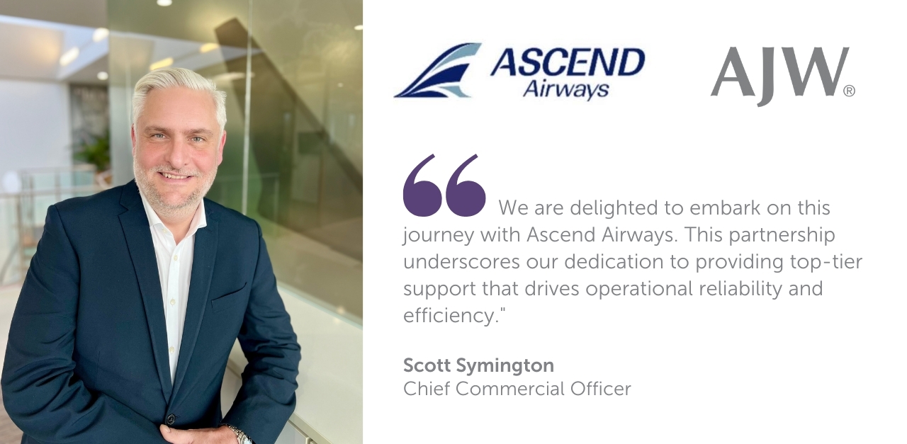 AJW Group Secures PBH Contract with Ascend Airways